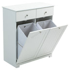 WestWood Laundry Cabinet Tilt-Out With 2 Laundry Basket Drawers