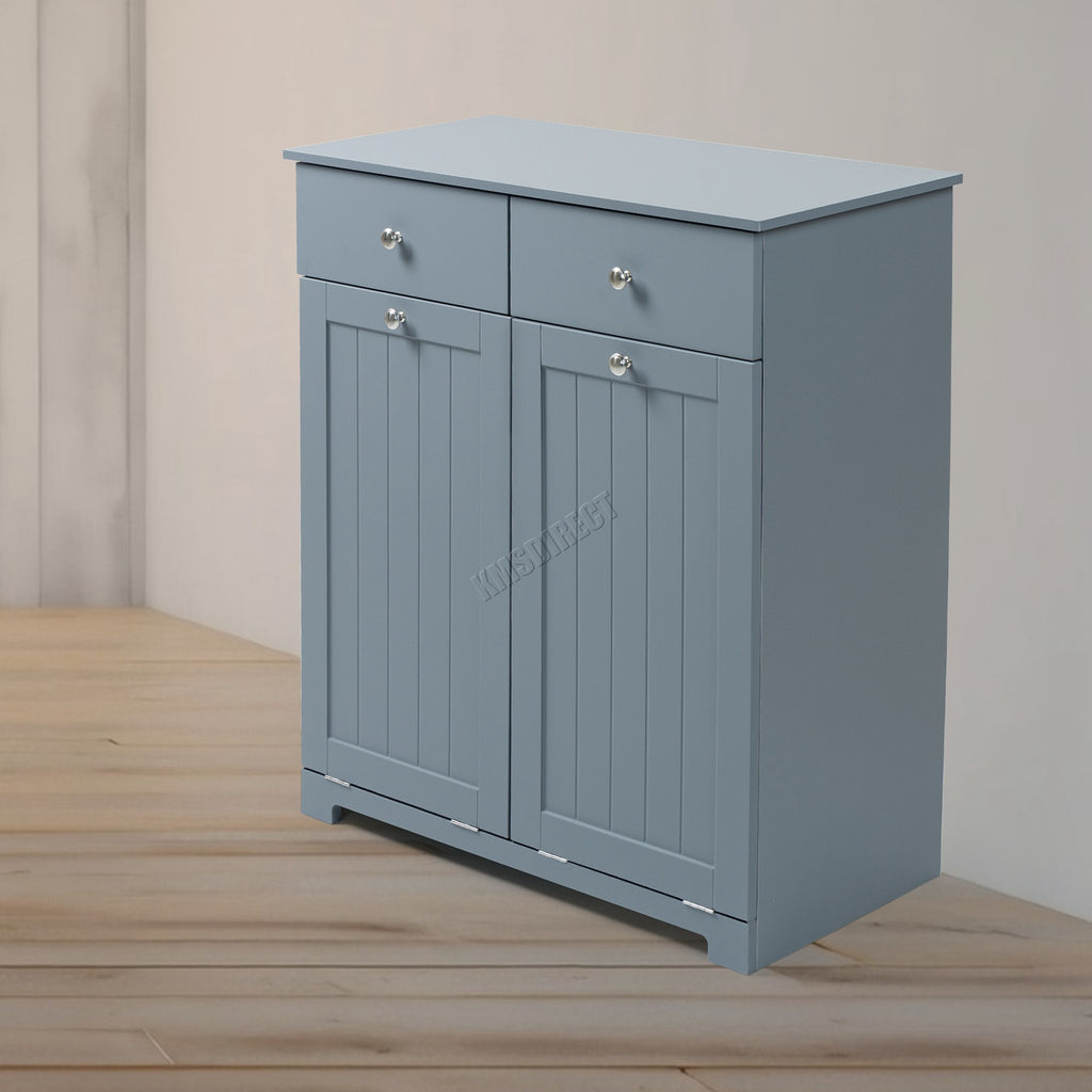 WestWood Laundry Cabinet Tilt-Out With 2 Laundry Basket Drawers