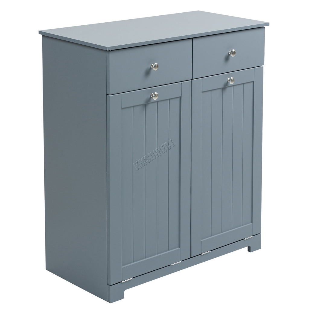 WestWood Laundry Cabinet Tilt-Out With 2 Laundry Basket Drawers