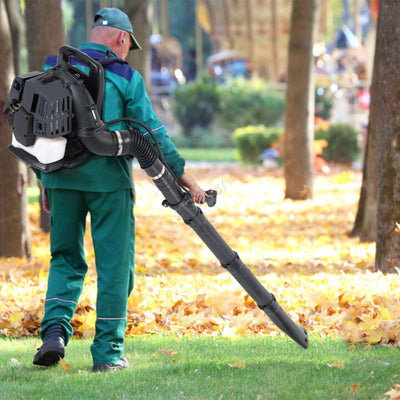SwitZer Leaf Blower Backpack Petrol 01 Grey