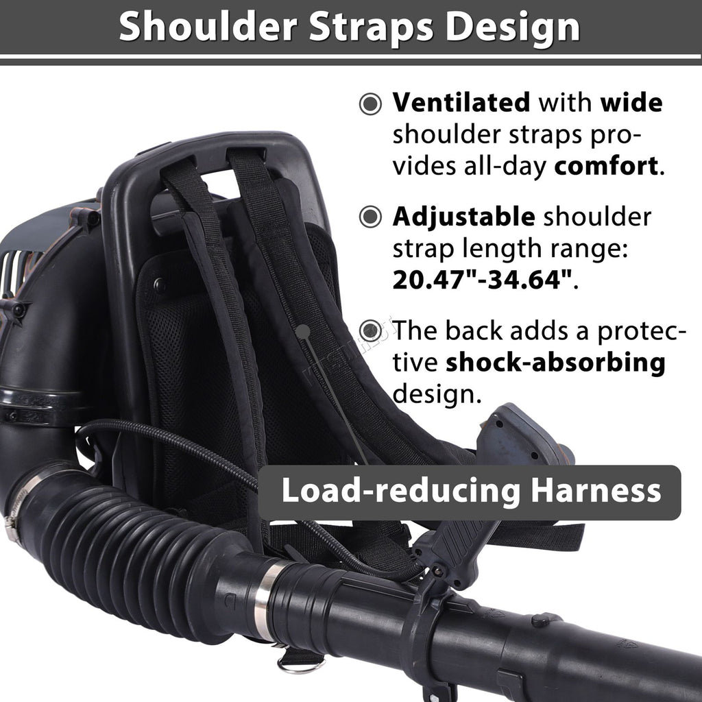 SwitZer Leaf Blower Backpack Petrol 01 Grey