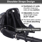 SwitZer Leaf Blower Backpack Petrol 01 Grey