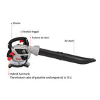 SwitZer Hand Held Petrol Leaf Blower Grey and Black