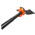 SwitZer Petrol Leaf Blower with Collection Bag Black and Orange