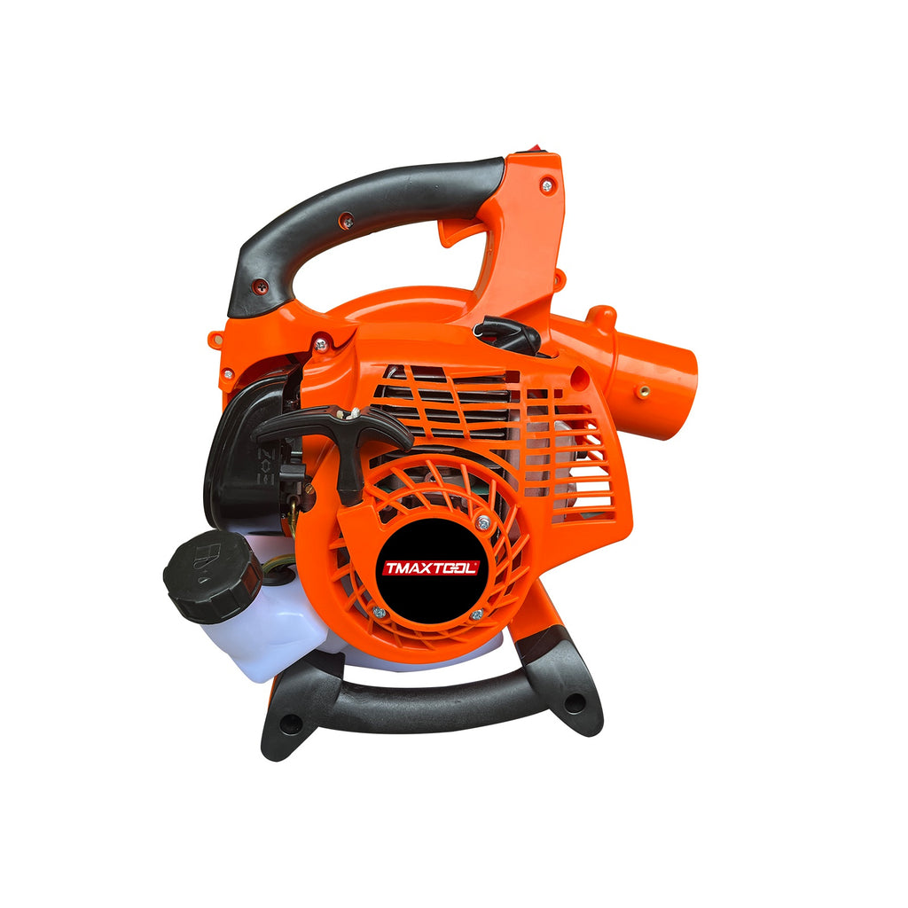 SwitZer Petrol Leaf Blower with Collection Bag Black and Orange
