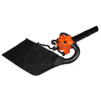 SwitZer Petrol Leaf Blower with Collection Bag Black and Orange