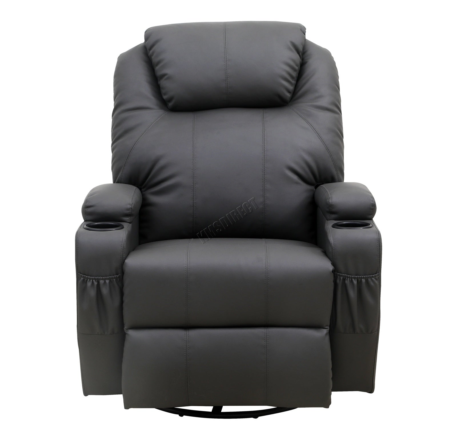 WestWood Massage Leather Sofa Bonded Recliner Chair Swivel Heat 01
