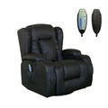 WestWood Massage Leather Sofa Bonded Recliner Chair Swivel Heat 02