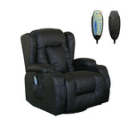 WestWood Massage Leather Sofa Bonded Recliner Chair Swivel Heat 02