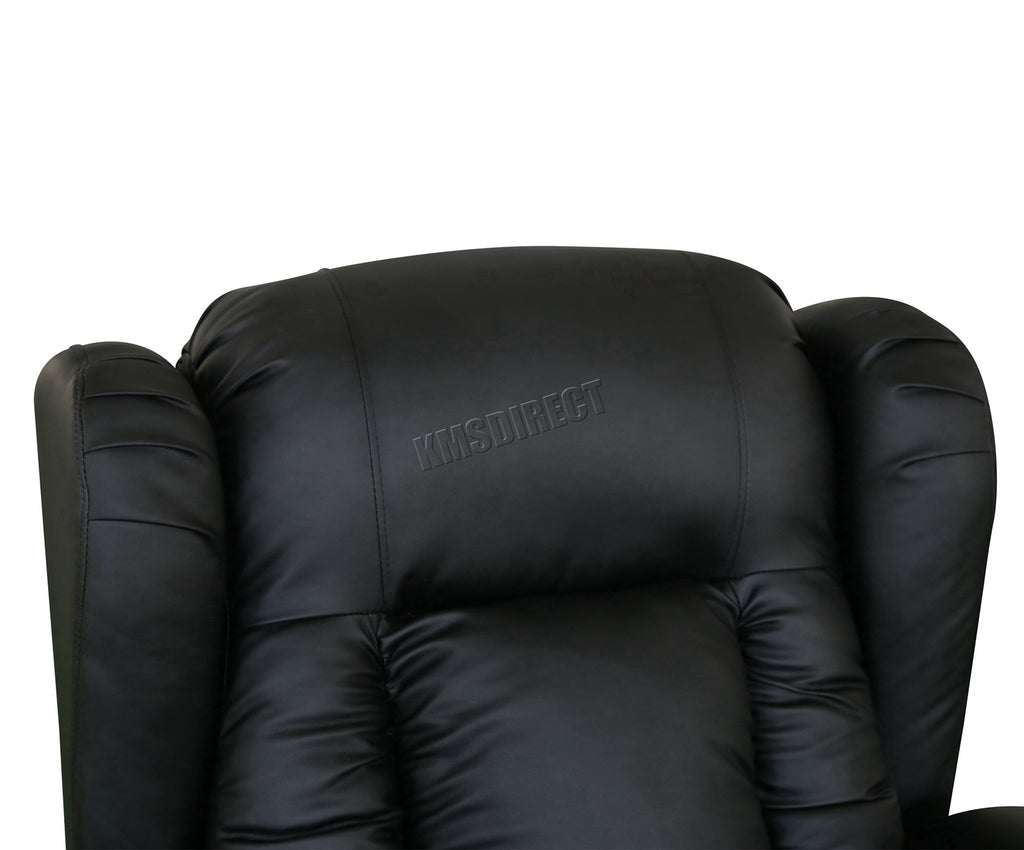 WestWood Massage Leather Sofa Bonded Recliner Chair Swivel Heat 02