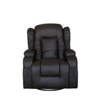 WestWood Massage Leather Sofa Bonded Recliner Chair Swivel Heat 02