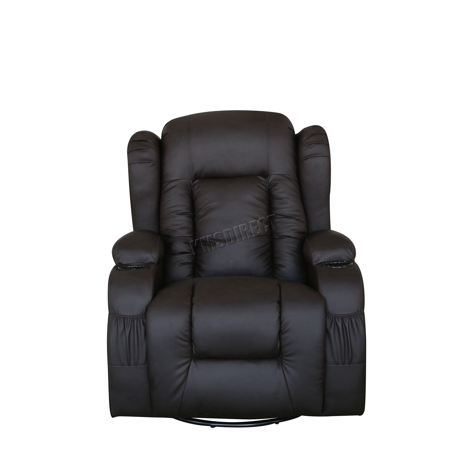 WestWood Massage Leather Sofa Bonded Recliner Chair Swivel Heat 02
