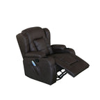 WestWood Massage Leather Sofa Bonded Recliner Chair Swivel Heat 02