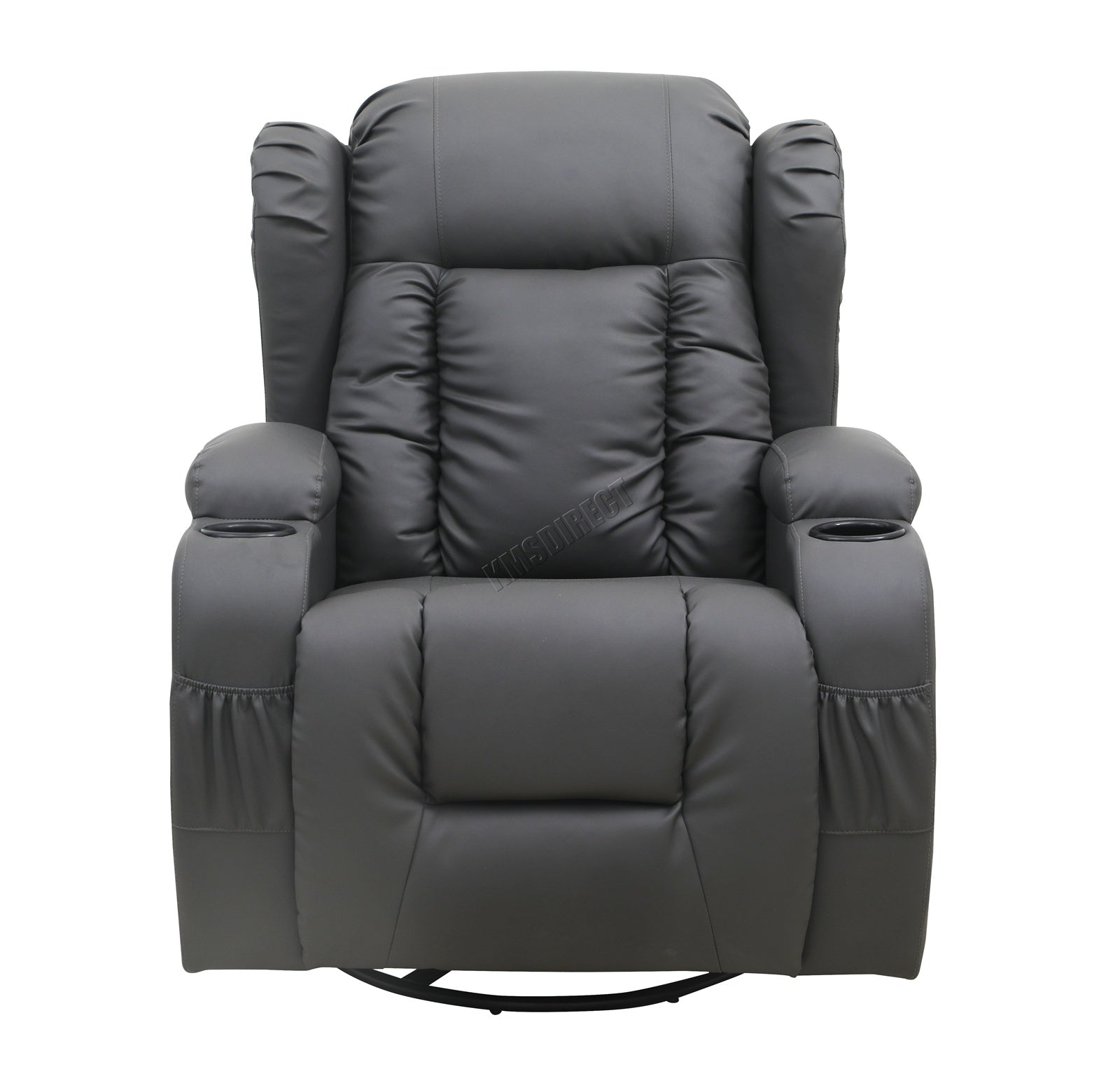 WestWood Massage Leather Sofa Bonded Recliner Chair Swivel Heat 02