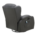 WestWood Massage Leather Sofa Bonded Recliner Chair Swivel Heat 02