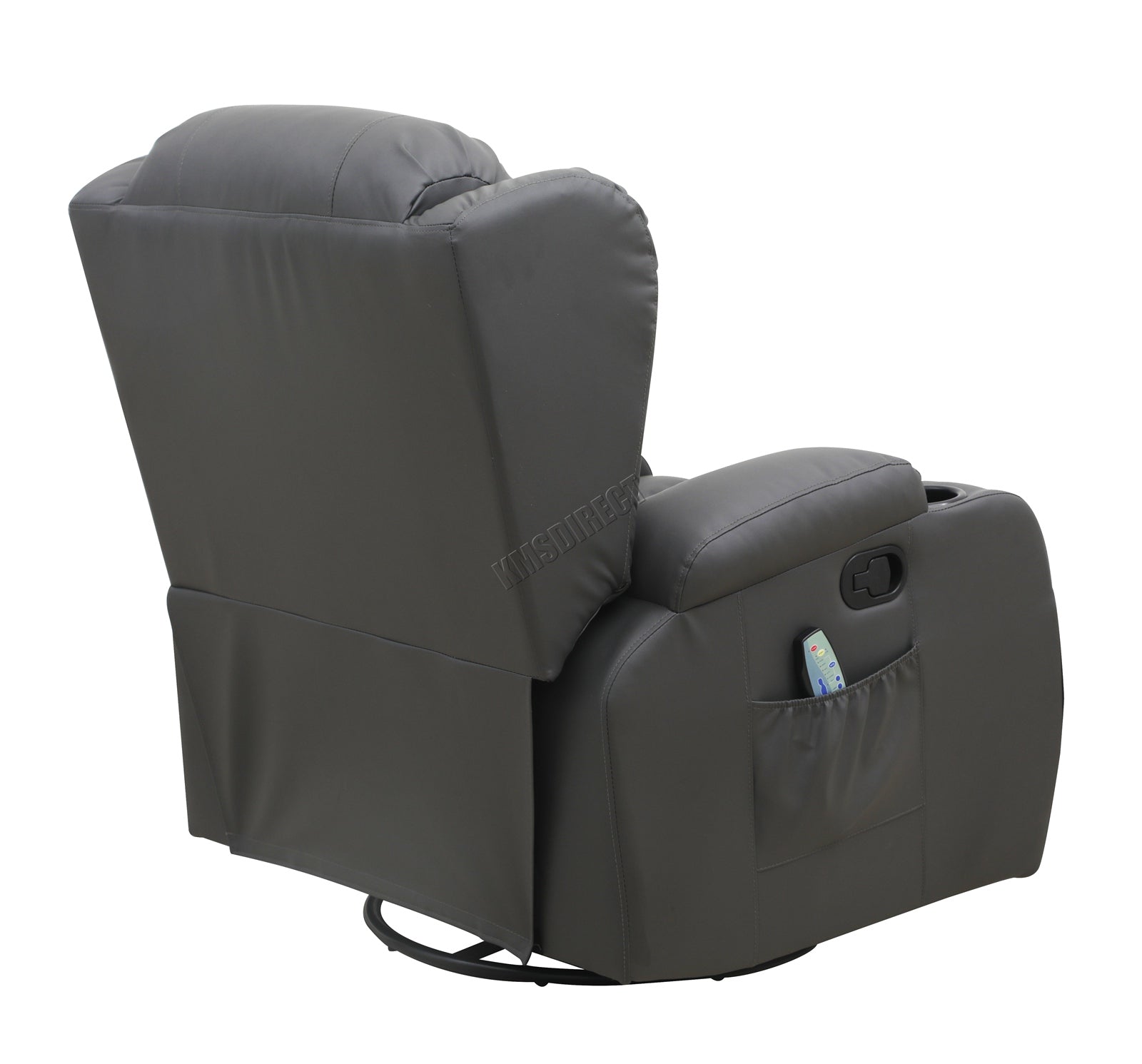 WestWood Massage Leather Sofa Bonded Recliner Chair Swivel Heat 02
