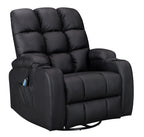 WestWood Massage Leather Sofa Cinema Recliner Chair PU Armchair Swivel MLS12
