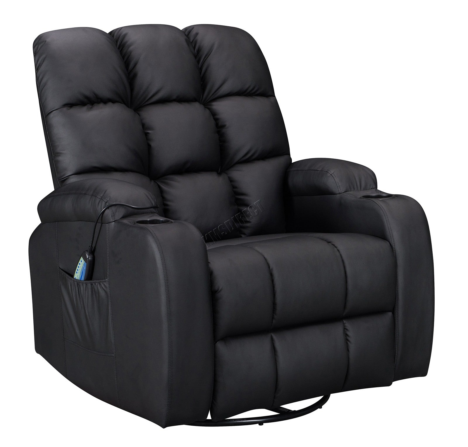 WestWood Massage Leather Sofa Cinema Recliner Chair PU Armchair Swivel MLS12
