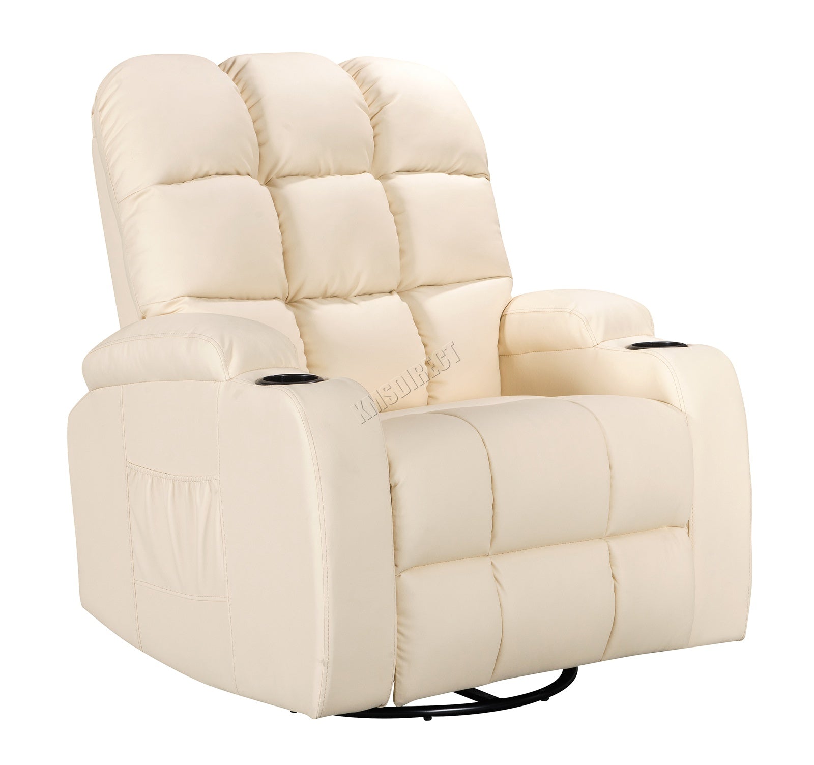 WestWood Massage Leather Sofa Cinema Recliner Chair PU Armchair Swivel MLS12