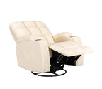 WestWood Massage Leather Sofa Cinema Recliner Chair PU Armchair Swivel MLS12