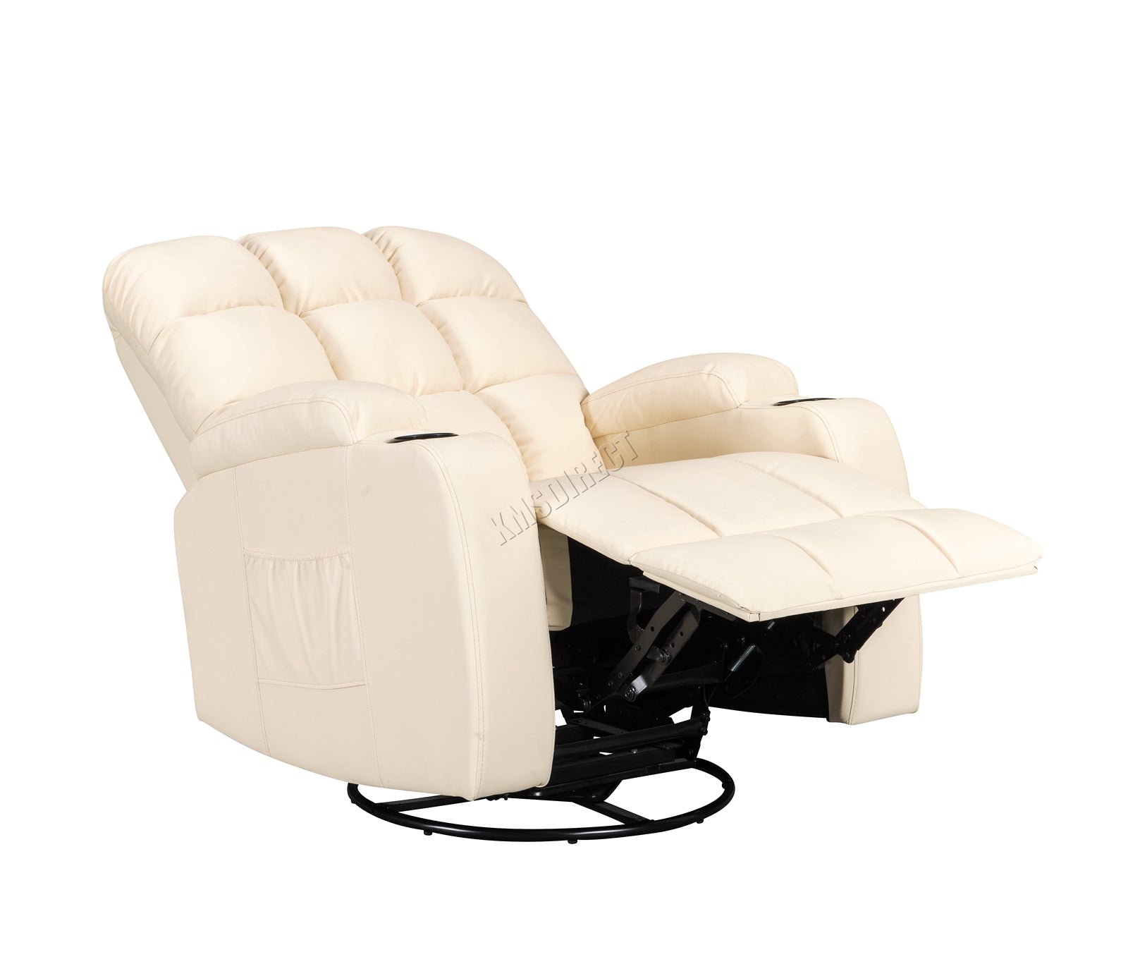 WestWood Massage Leather Sofa Cinema Recliner Chair PU Armchair Swivel MLS12