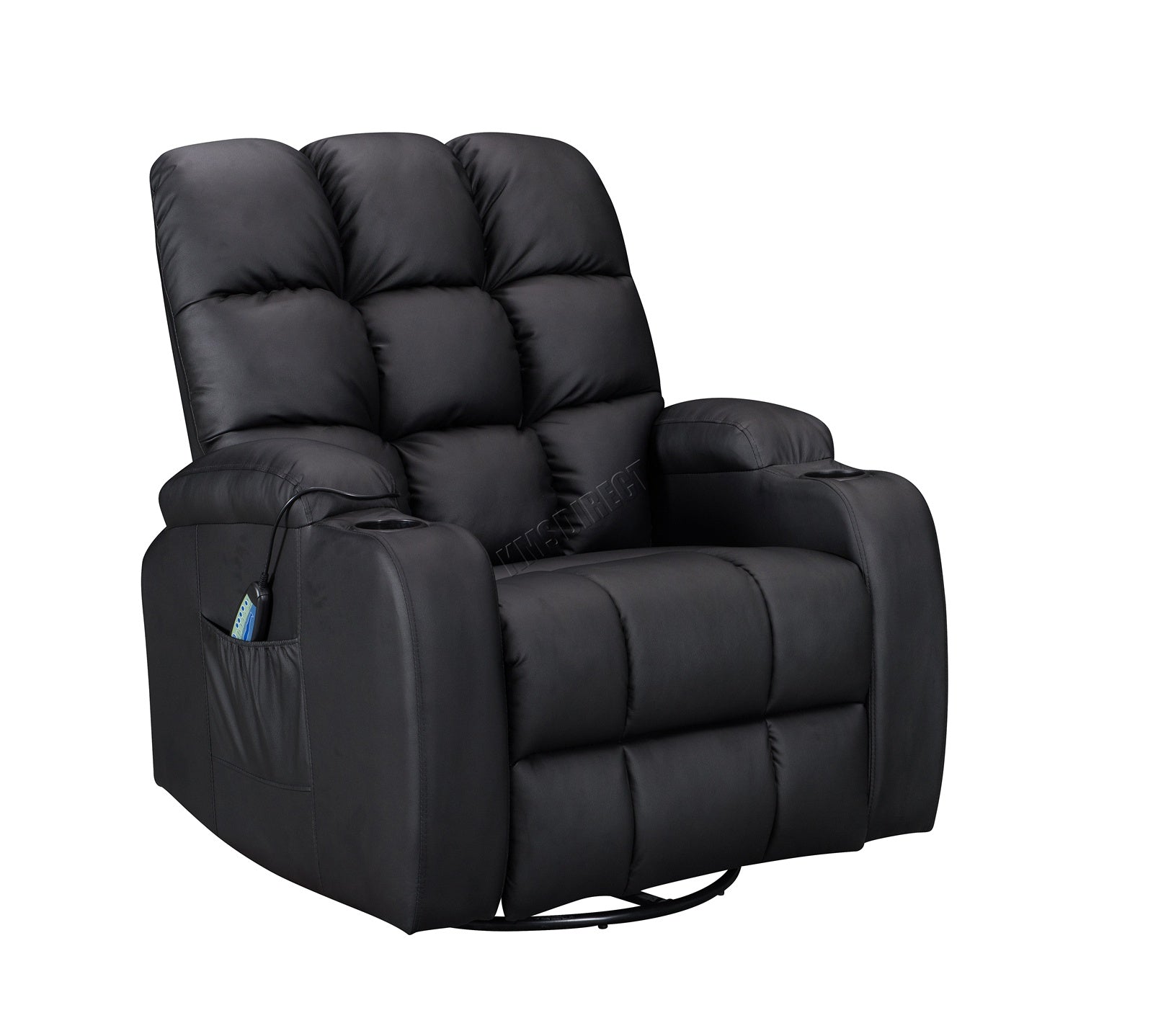 WestWood Massage Leather Sofa Cinema Recliner Chair PU Armchair Swivel MLS12