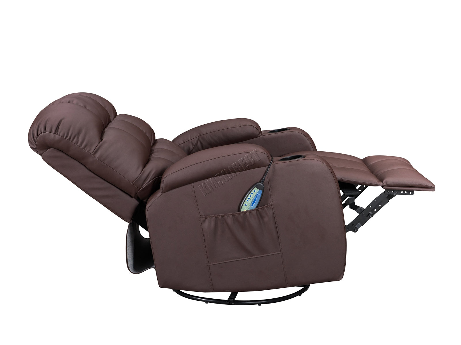 WestWood Massage Leather Sofa Cinema Recliner Chair PU Armchair Swivel MLS12