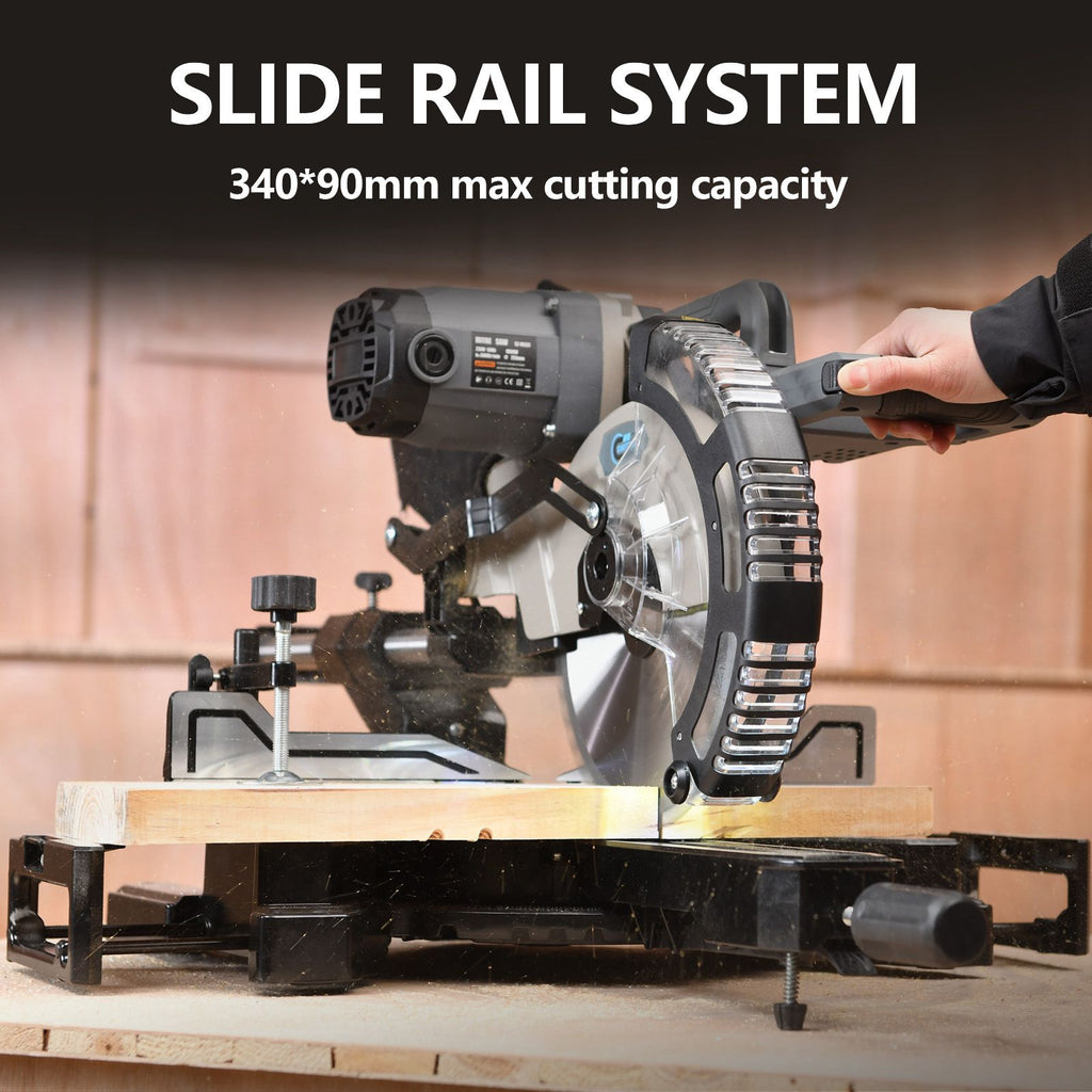 SwitZer 10" Double Bevel Mitre Saw 1800W