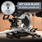 SwitZer 12" Sliding Mitre Saw 1800W Double Bevel