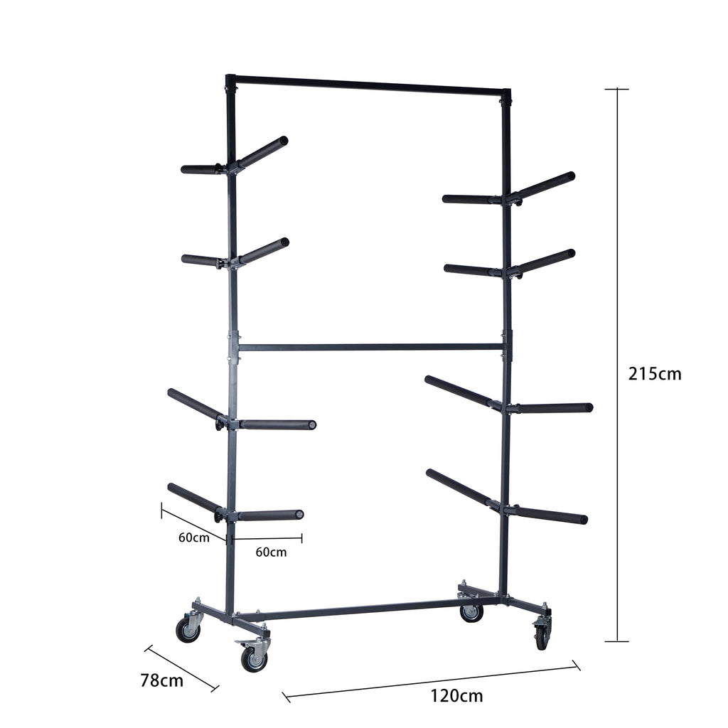 SwitZer Mobile Bumper Rack Grey