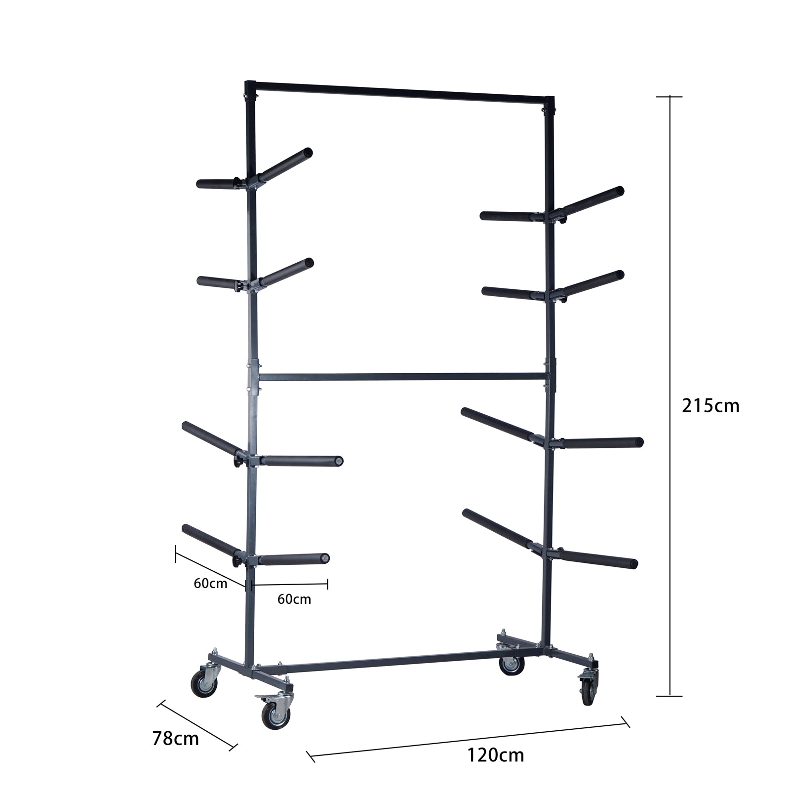 SwitZer Mobile Bumper Rack Grey