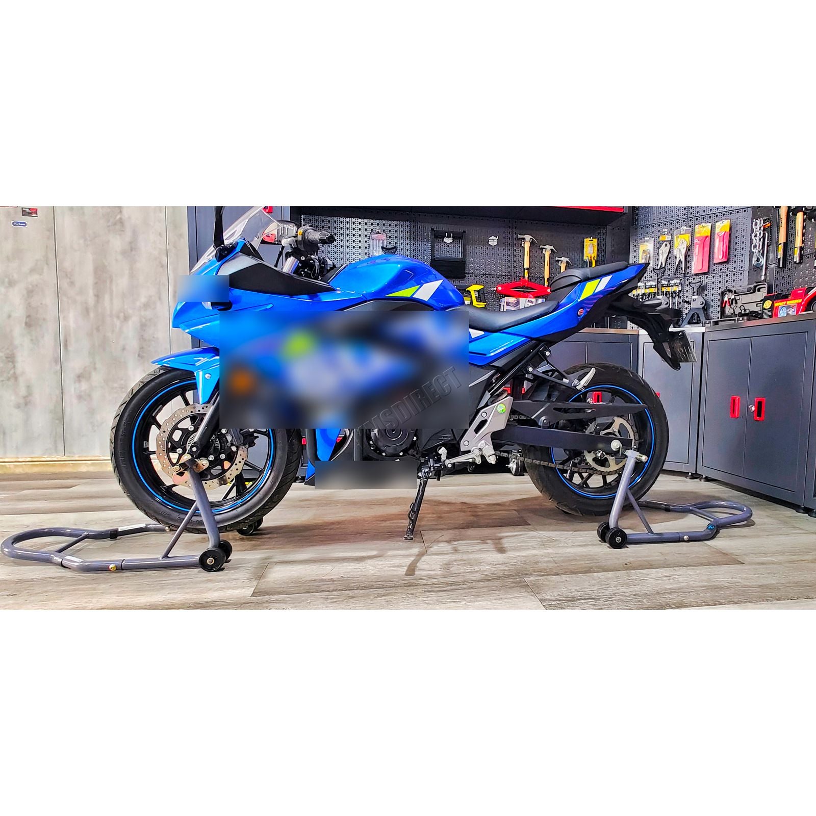 SwitZer Motorcycle Paddock Stand Set 01 Grey