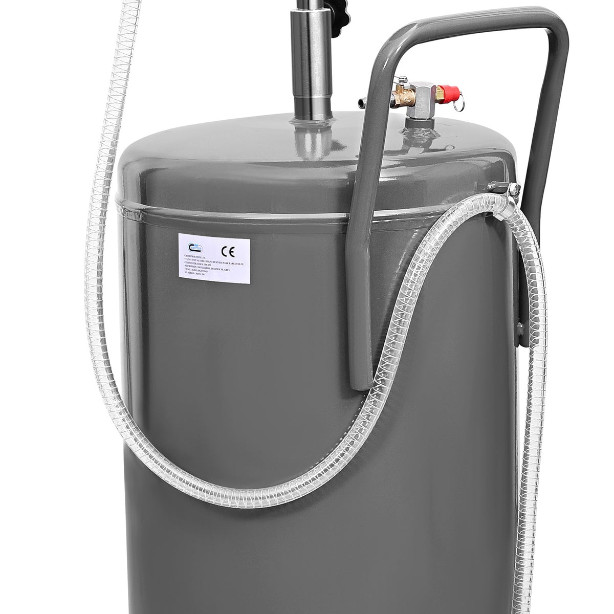 SwitZer 80L Waste Oil Drainer Grey