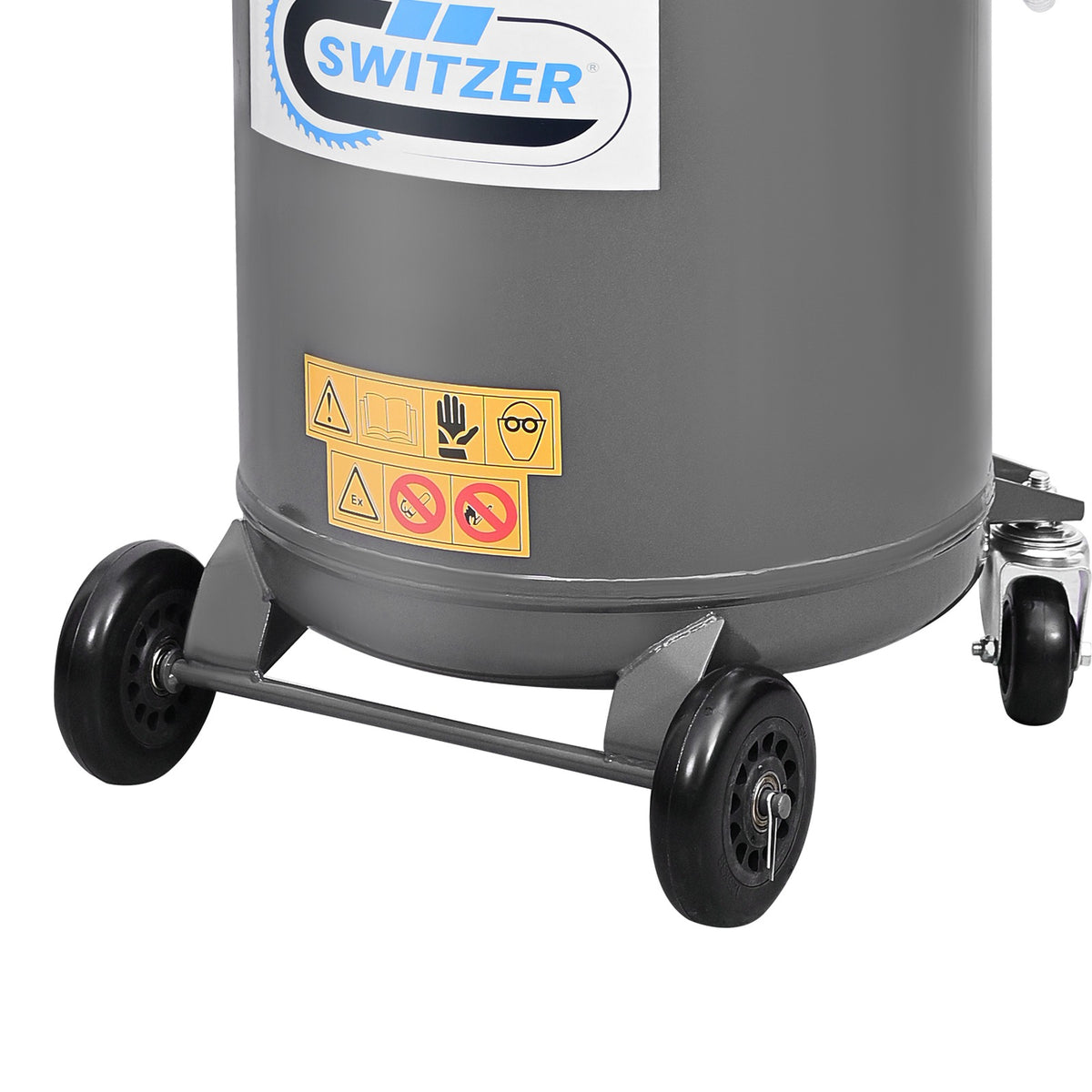 SwitZer 80L Waste Oil Drainer Grey