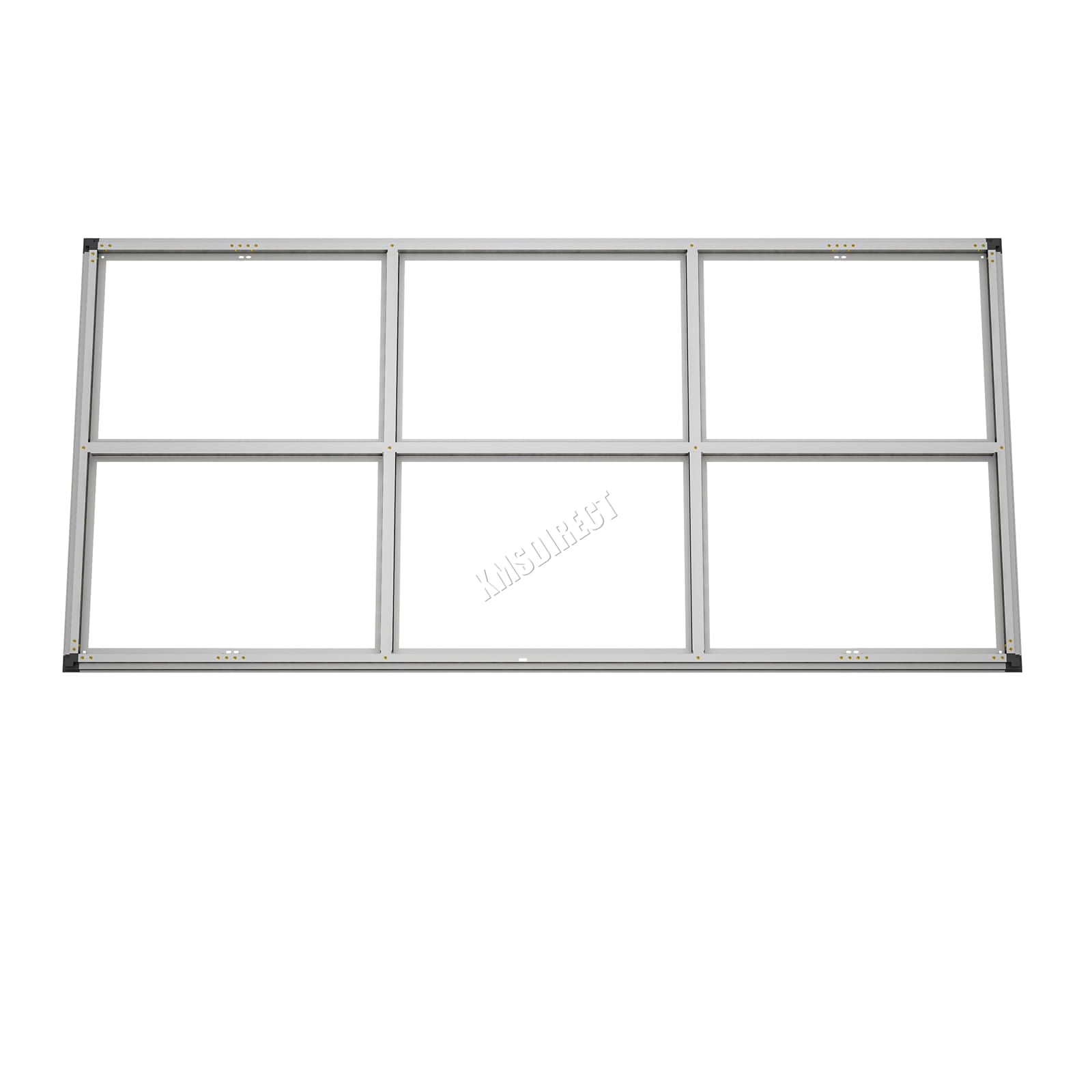 frame board of garden shed with pent roof on a white background.