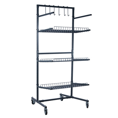 SwitZer Parts Cart with Panel Rack Grey