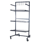 SwitZer Parts Cart with Panel Rack Grey