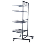 SwitZer Parts Cart with Panel Rack Grey