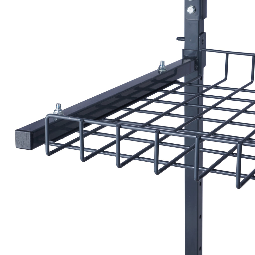 SwitZer Parts Cart with Panel Rack Grey