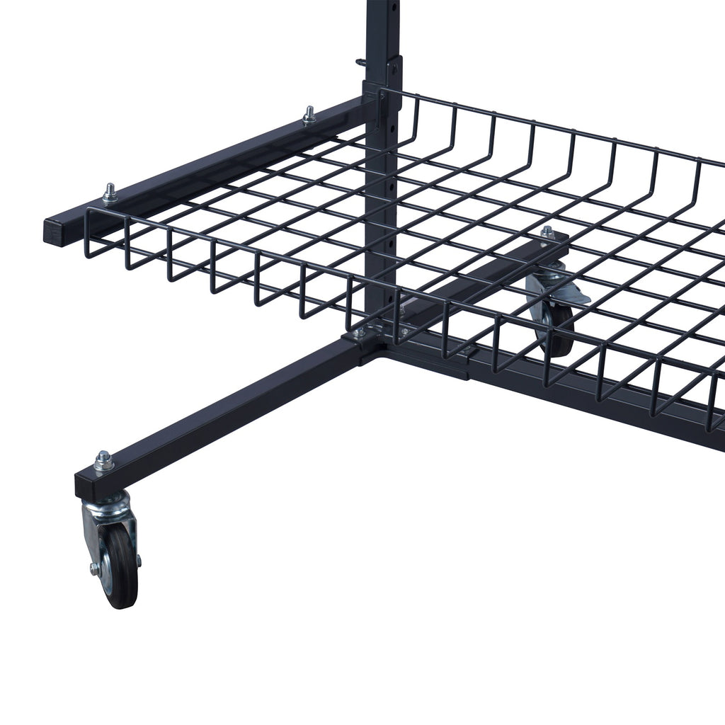 SwitZer Parts Cart with Panel Rack Grey
