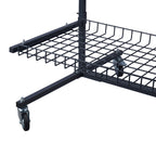 SwitZer Parts Cart with Panel Rack Grey