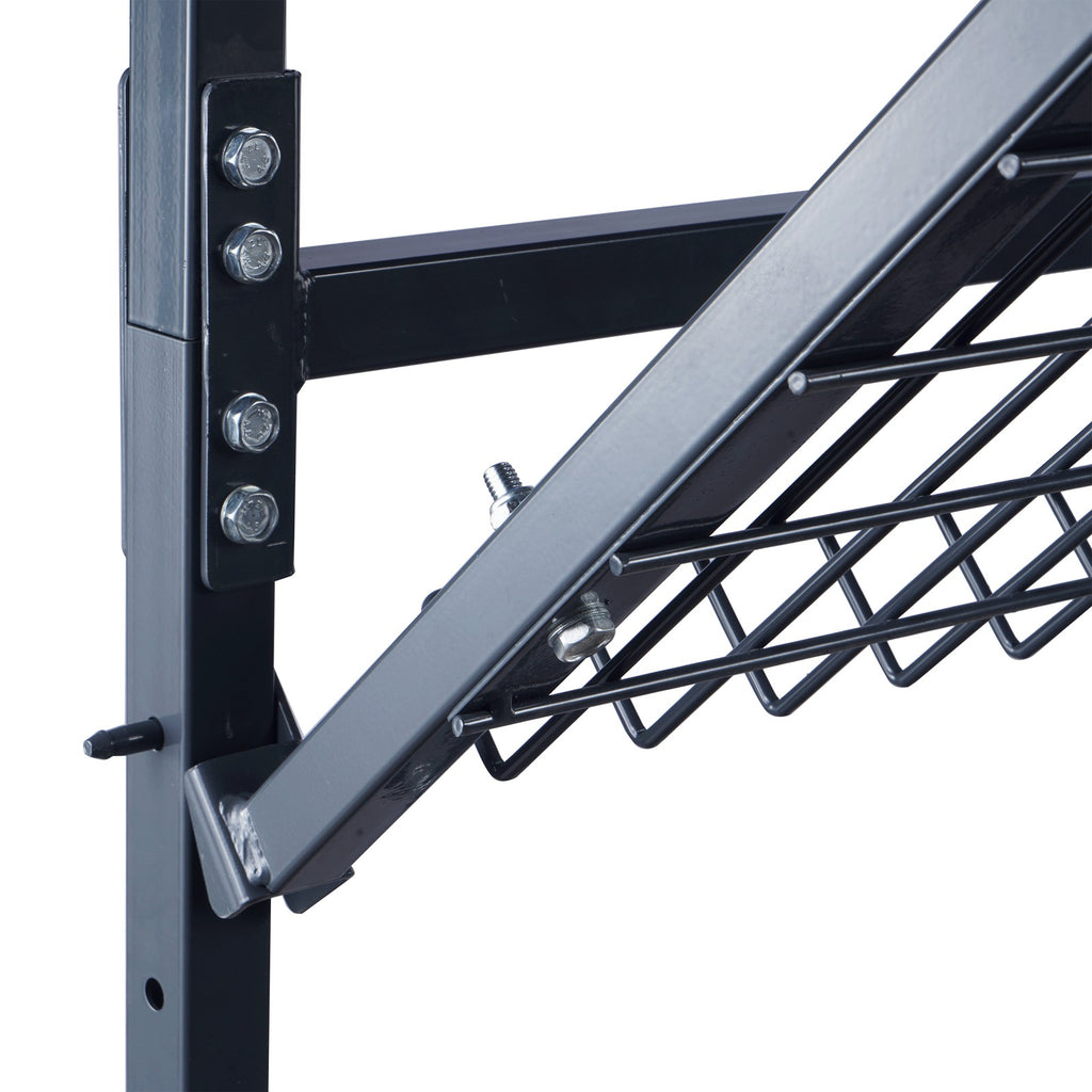 SwitZer Parts Cart with Panel Rack Grey