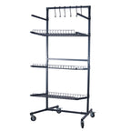 SwitZer Parts Cart with Panel Rack Grey