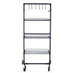 SwitZer Parts Cart with Panel Rack Grey