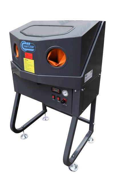 SwitZer Enclosed Industrial Parts Washer With Auxiliary Heating System