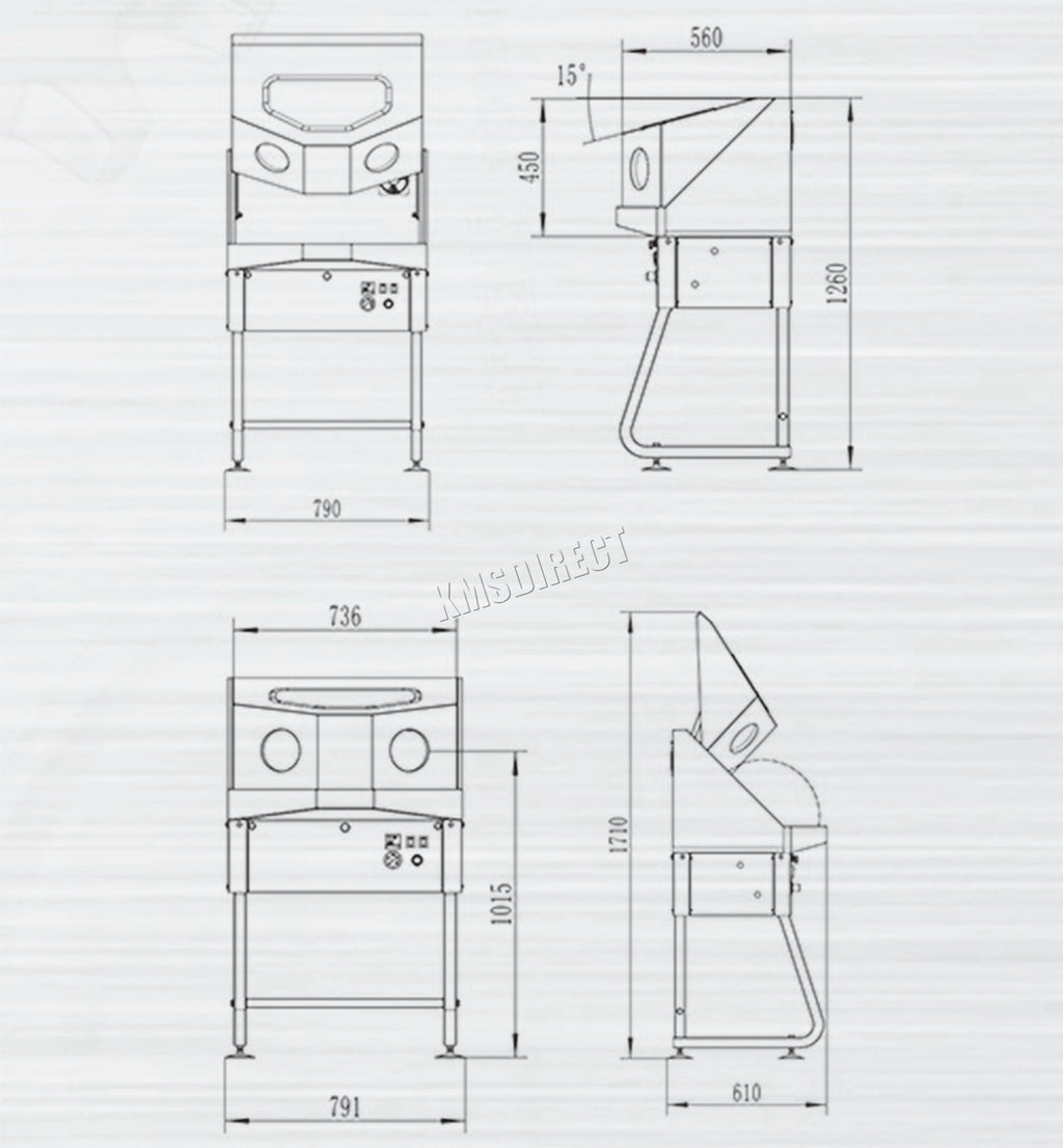 SwitZer Enclosed Industrial Parts Washer With Auxiliary Heating System