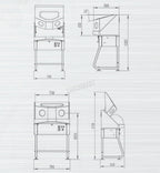 SwitZer Enclosed Industrial Parts Washer With Auxiliary Heating System