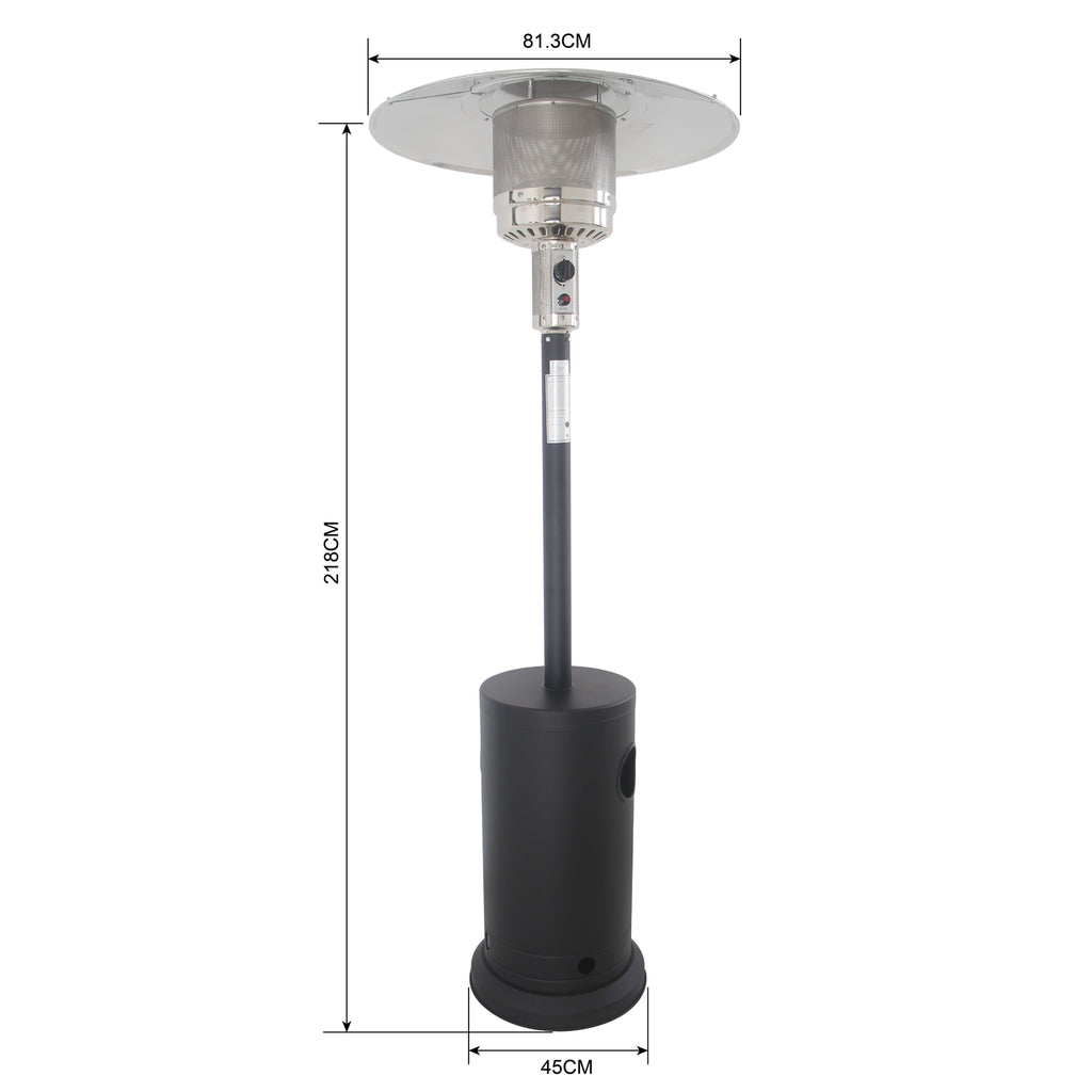 HEATSURE 13kW Umbrella Patio Gas Heater