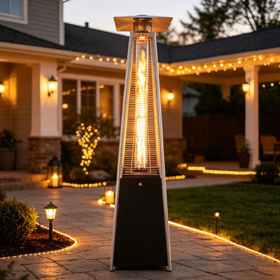 HEATSURE 10.5kW Pyramid Tower Patio Gas Heater