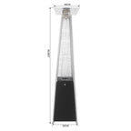HEATSURE 10.5kW Pyramid Tower Patio Gas Heater